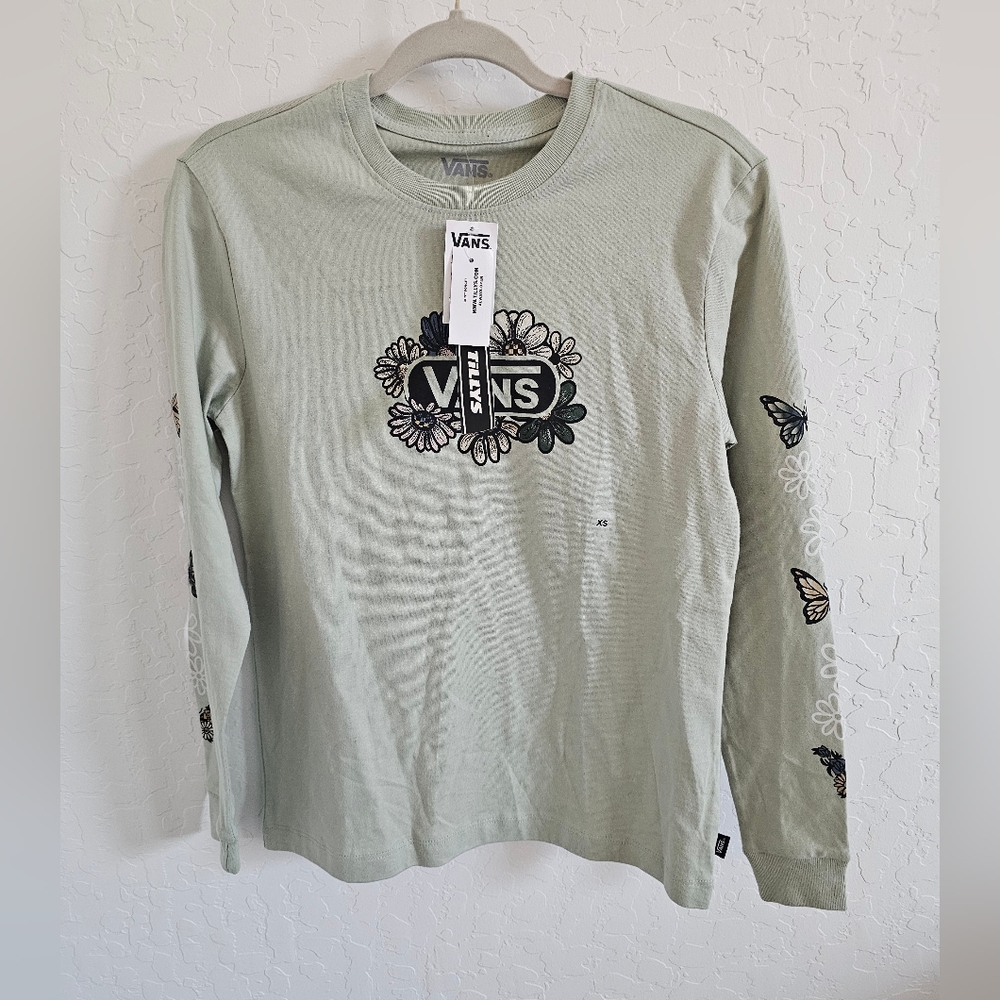 Vans Daisy Fly BFF Long Sleeve‎ Tee – XS – NEW w/ Tags (Tilly's Exclusive!) 🌼
